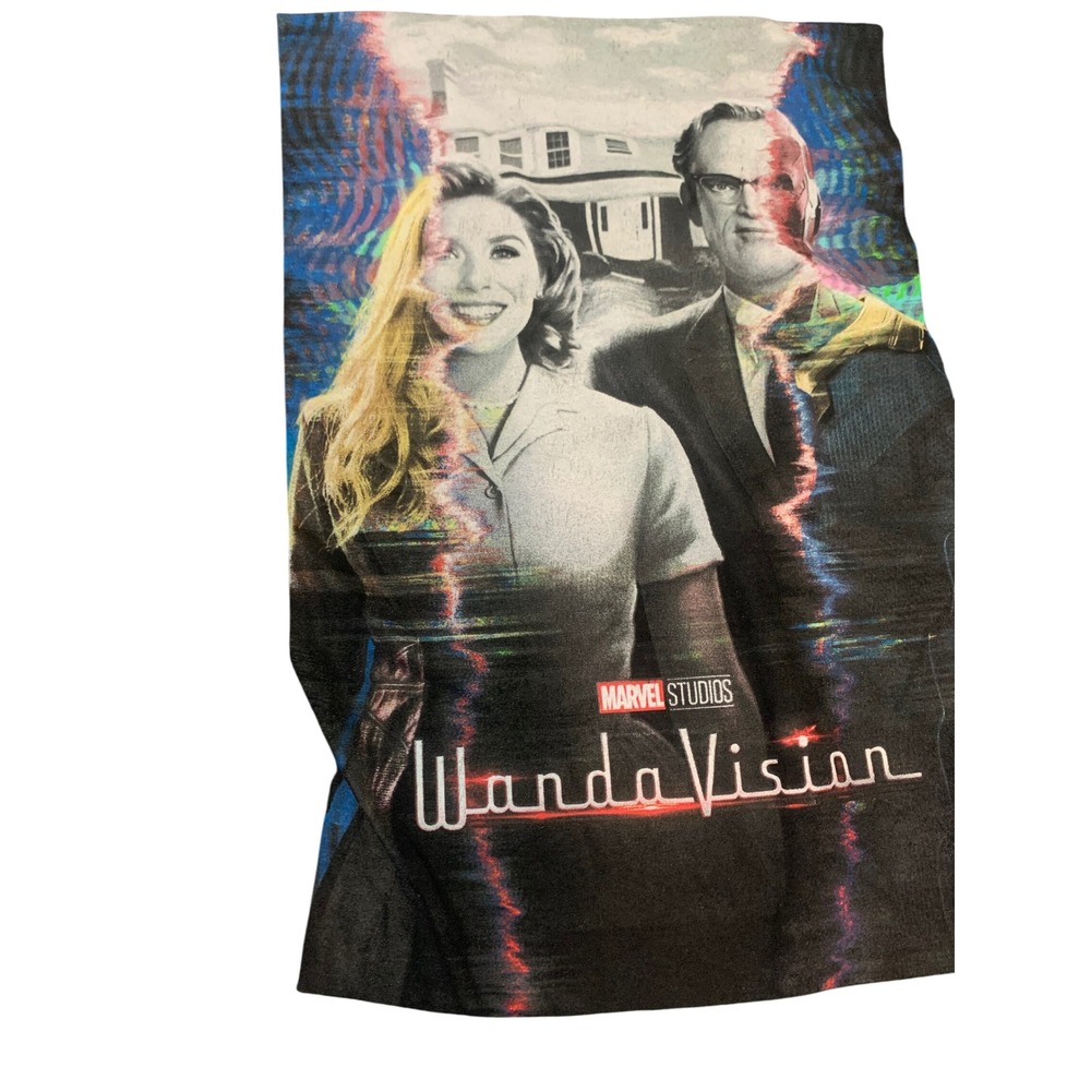 Marvel WandaVision T-Shirt Mens Small Black Graphic Tee TV Show Series - Picture 2 of 7